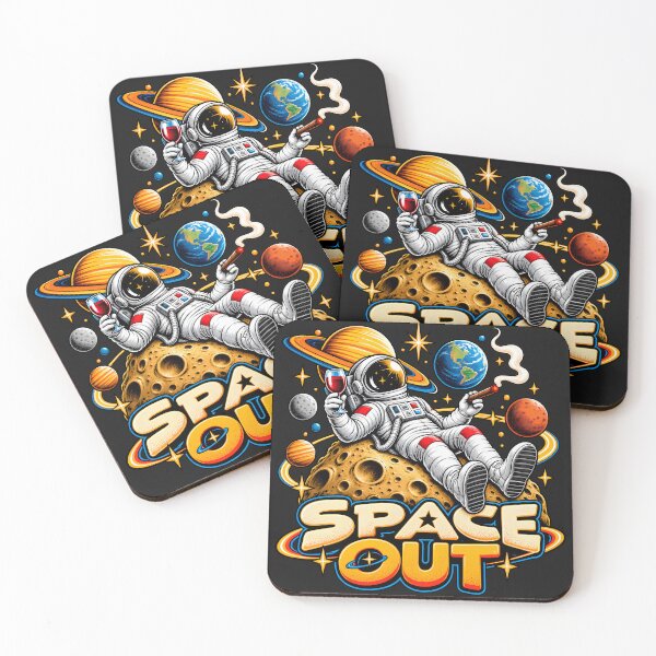 Item preview, Spaced Out Astronaut Moon Space Lover Retro Space Design designed and sold by Genius Geek.