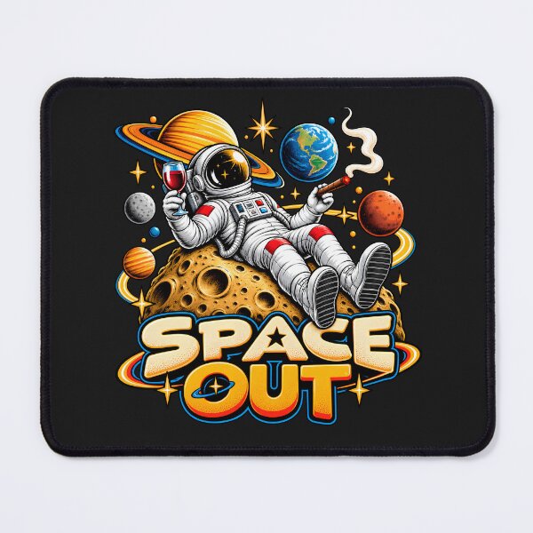 Item preview, Spaced Out Astronaut Moon Space Lover Retro Space Design designed and sold by Genius Geek.