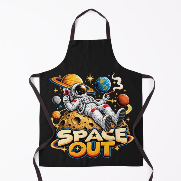 Item preview, Spaced Out Astronaut Moon Space Lover Retro Space Design designed and sold by Genius Geek.