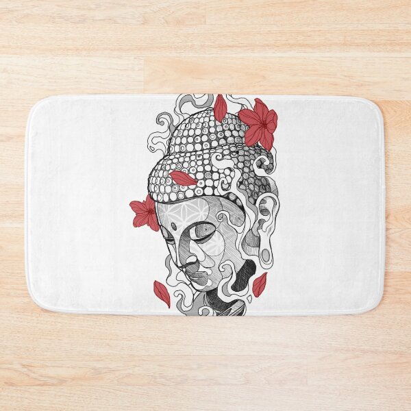 Item preview, Buddha and sakura flowers. No Ai designed and sold by Inked T.