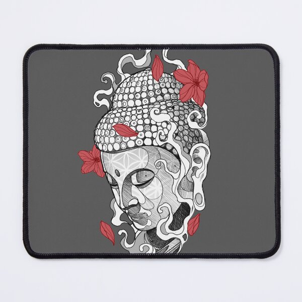 Item preview, Buddha and sakura flowers. No Ai designed and sold by Inked T.