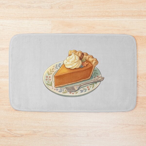Item preview, Pumpkin Pie Slice on Folk Painted Plate designed and sold by hattie's.