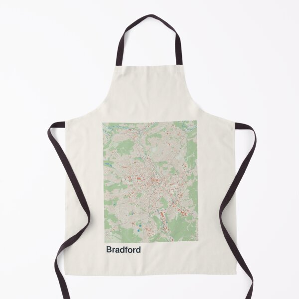 Item preview, Bradford Minimalistic Map Art designed and sold by MapsNerd.