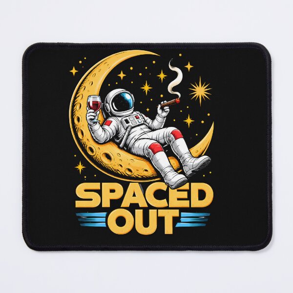 Item preview, Spaced Out Astronaut Moon Space Lover Retro Space designed and sold by Genius Geek.