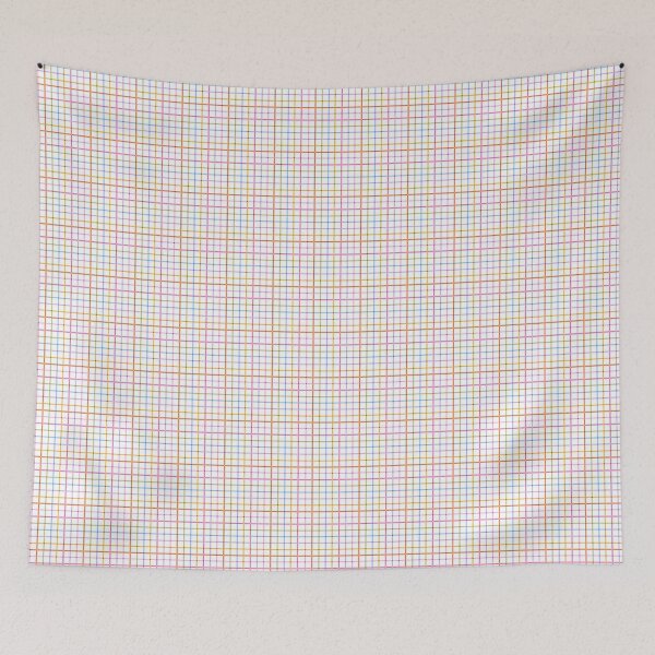 Item preview, Colorful Rainbow Windowpane Grid - Multi Color Plaid Pattern designed and sold by lovelys-store.