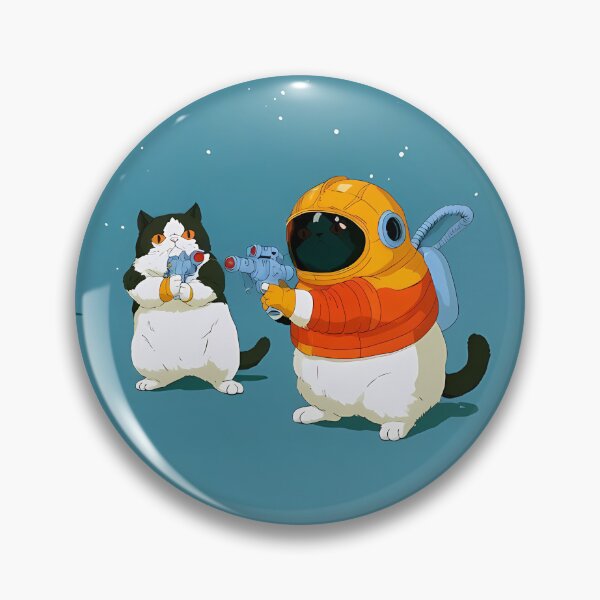 Item preview, Cute Space Cats Astronaut Ray Gun Art designed and sold by Lunat1kk.