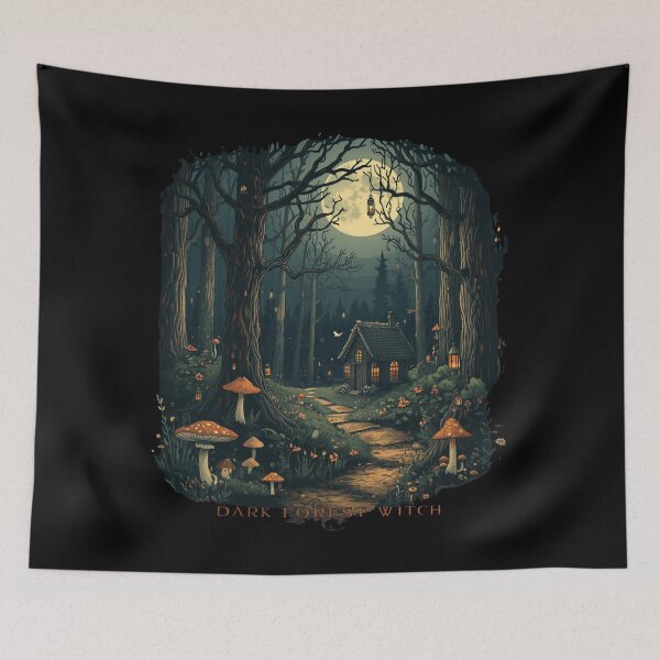 Item preview, Vintage Storybook Forest Witch designed and sold by ChicTrendz.