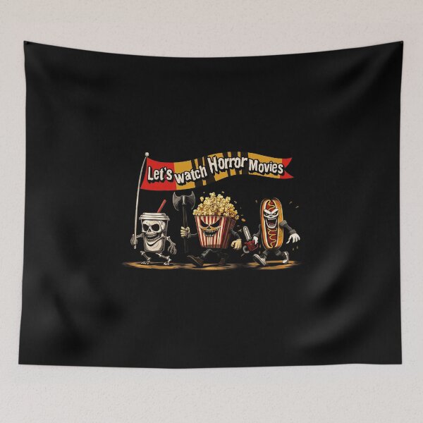 Item preview, Lets Watch Horror Movies designed and sold by Marvellasy.
