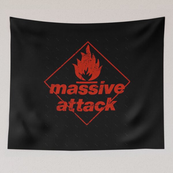 Item preview, Massive Attack Band 80S Oversized designed and sold by Vella Store.