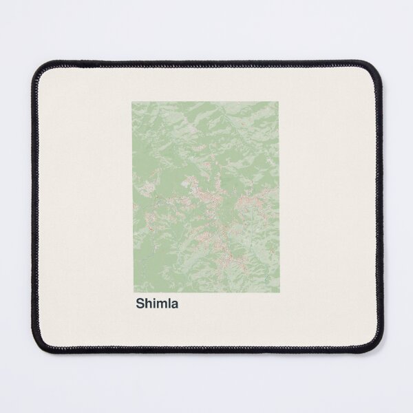 Item preview, Shimla Minimalistic Map Art designed and sold by MapsNerd.