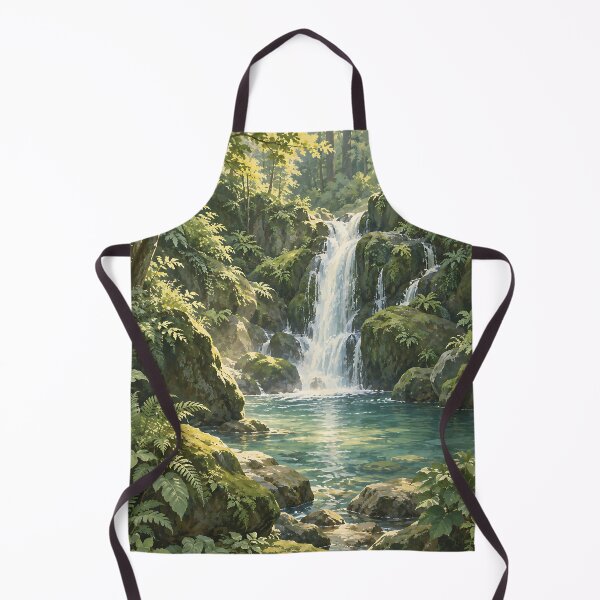 Item preview, The great waterfall in the woods designed and sold by RobertMartinArt.