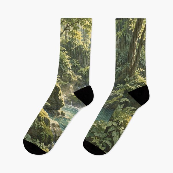 Item preview, The great waterfall in the woods designed and sold by RobertMartinArt.