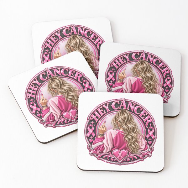 Item preview, Hey Cancer Pink Ribbon Defiance Breast Cancer Awareness designed and sold by Wilcox PhotoArt.