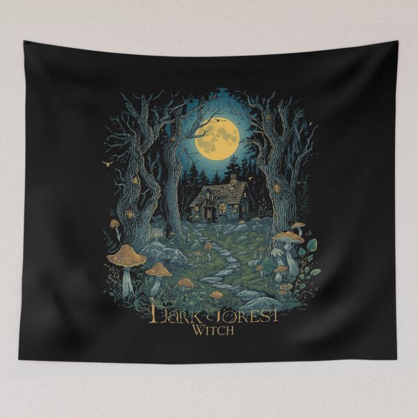 Item preview, Witchcore Moonlit Forest designed and sold by ChicTrendz.