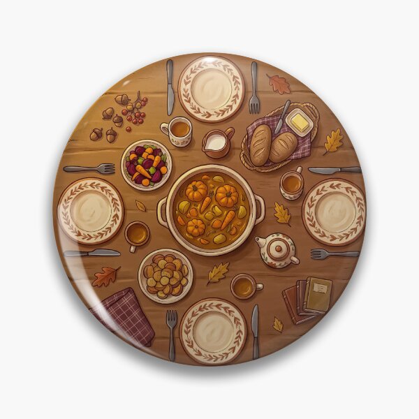 Item preview, Autumn Dinner Table Seen From Above designed and sold by hattie's.