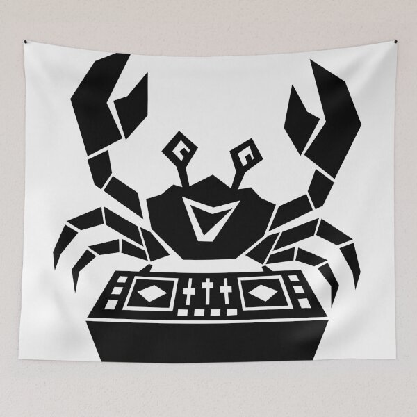 Item preview, Crab DJ Drops the Beat designed and sold by matybrak.