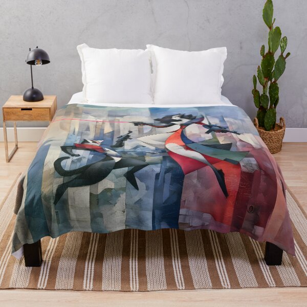 Item preview, Avant Garde Cubist Figures Painting designed and sold by Lunat1kk.