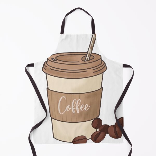 Item preview, Cute Iced Coffee Cup & Coffee Beans Aesthetic Illustration designed and sold by Graphix  Studio.