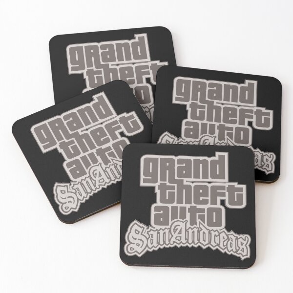Item preview, GTA Grand Theft Auto Logo San Andreas SA Pastel designed and sold by BubblePopRed.
