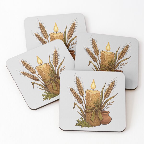 Item preview, Beeswax Honeycomb Candle and Wheat Art designed and sold by hattie's.