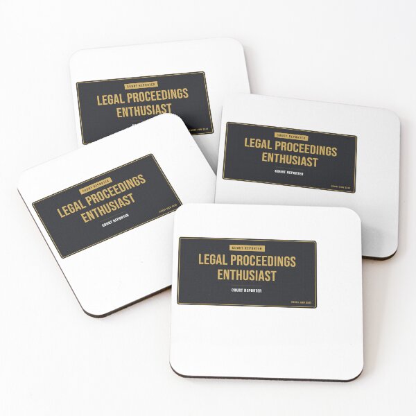 Item preview, Legal Proceedings Enthusiast Court Reporter designed and sold by SlowMadeShelf.
