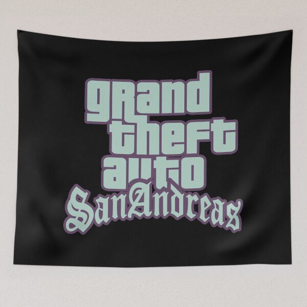 Item preview, GTA Grand Theft Auto Logo San Andreas SA Grove Street Pastel designed and sold by BubblePopRed.