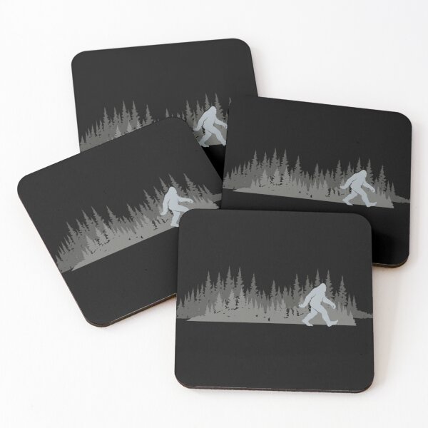 Item preview, Bigfoot Forest Silhouette Sasquatch Camping Hiking Nature designed and sold by haitrieuic96.