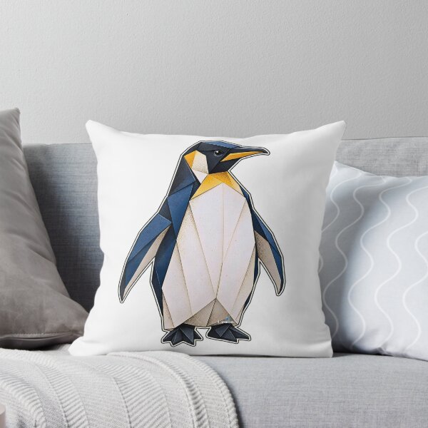 Aperçu de l'œuvre Cute Origami Penguin Paper Art créée et vendue par EvergreenPark - Tee Studio.