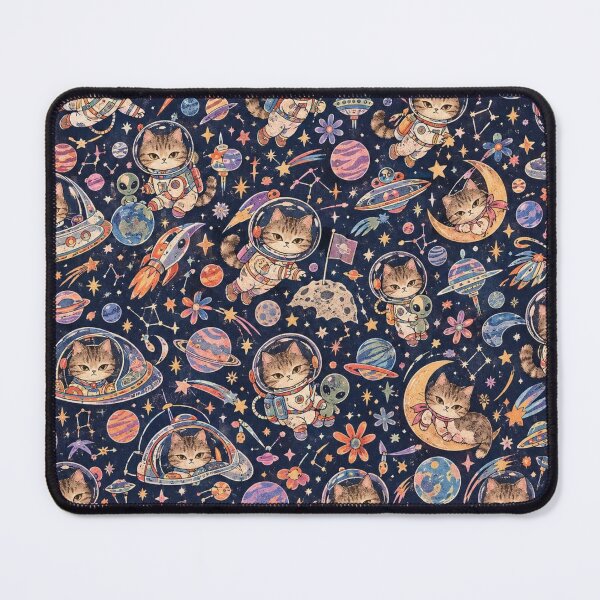 Item preview, Vintage Space Cats Cosmic Adventure designed and sold by Iampoji.