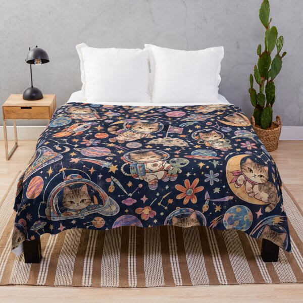 Item preview, Vintage Space Cats Cosmic Adventure designed and sold by Iampoji.