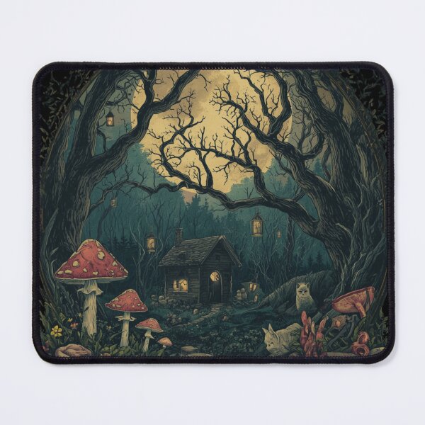 Item preview, Eerie Gothic Woodland Witch designed and sold by ChicTrendz.