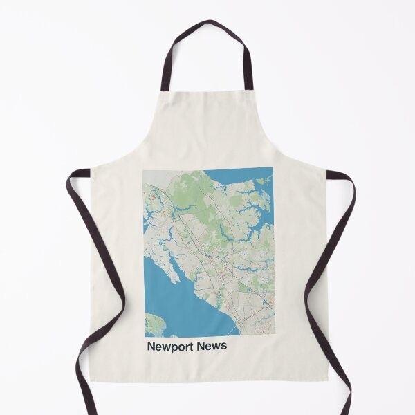 Item preview, Newport News Minimalistic Map Art designed and sold by MapsNerd.