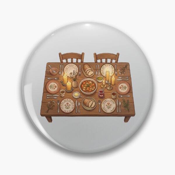 Item preview, Mesa de otoño puesta con velas y estofado. designed and sold by hattie's.