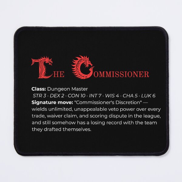 Item preview, The Commissioner designed and sold by Fantasy Football Company.