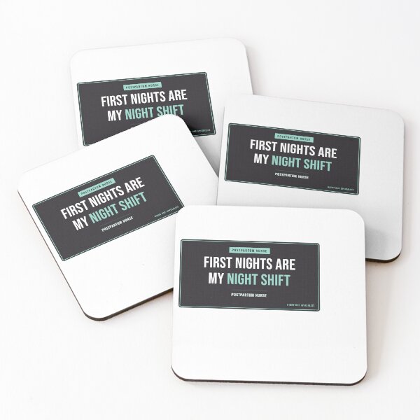 Item preview, First Nights Are My Night Shift Postpartum Nurse designed and sold by SlowMadeShelf.