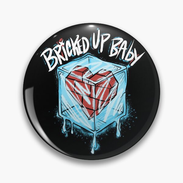 Item preview, Bricked Up Baby Ice Cube Brick Heart Graffiti Streetwear designed and sold by Urban Muse And Sultry Hues.