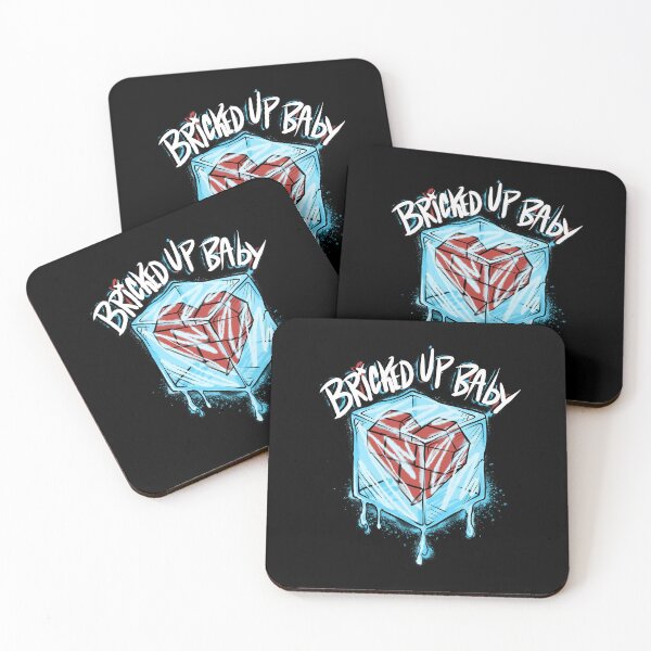Item preview, Bricked Up Baby Ice Cube Brick Heart Graffiti Streetwear designed and sold by Urban Muse And Sultry Hues.