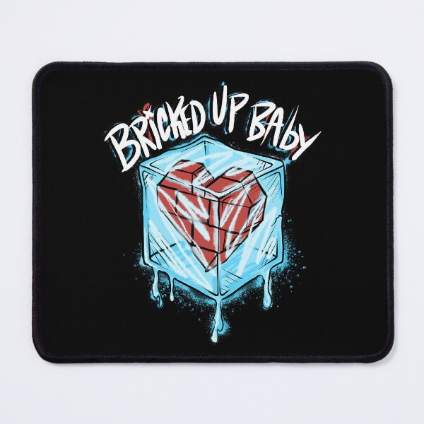 Item preview, Bricked Up Baby Ice Cube Brick Heart Graffiti Streetwear designed and sold by Urban Muse And Sultry Hues.