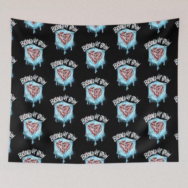 Item preview, Bricked Up Baby Ice Cube Brick Heart Graffiti Streetwear designed and sold by Urban Muse And Sultry Hues.