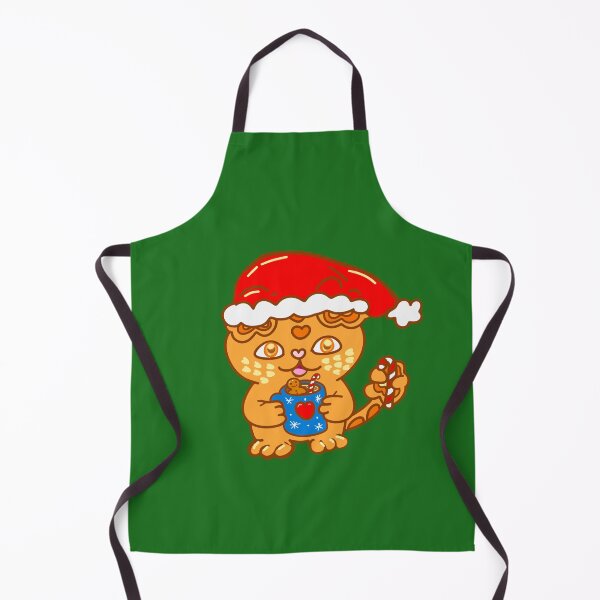 Item preview, Christmas Ginger Cat Hot Chocolate – Cute Festive Persian Cat designed and sold by BigfeetLittlepaws.