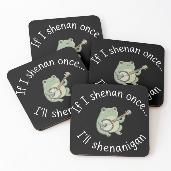 Item preview, If I Shenan Once Ill Shenanigan Cute Frog Banjo designed and sold by haitrieuic96.