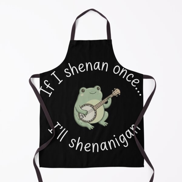 Item preview, If I Shenan Once Ill Shenanigan Cute Frog Banjo designed and sold by haitrieuic96.