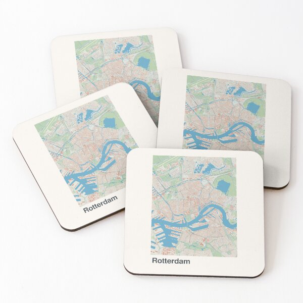 Item preview, Rotterdam Minimalistic Map Art designed and sold by MapsNerd.