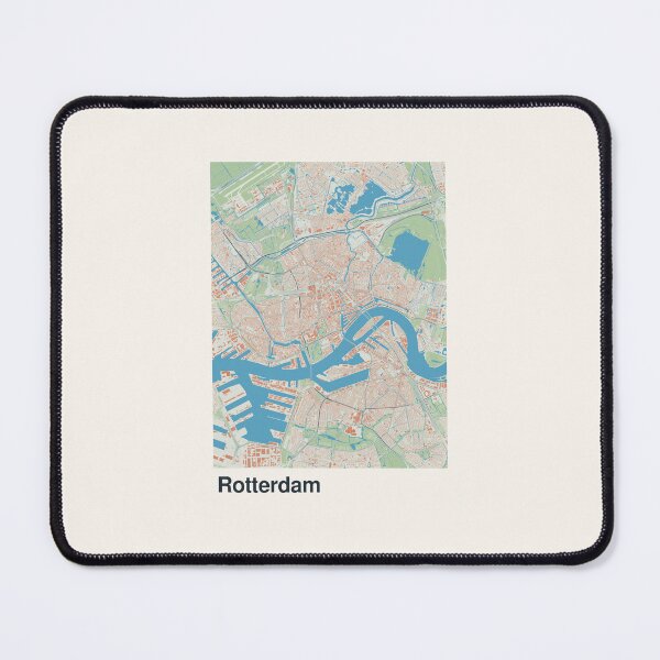 Item preview, Rotterdam Minimalistic Map Art designed and sold by MapsNerd.