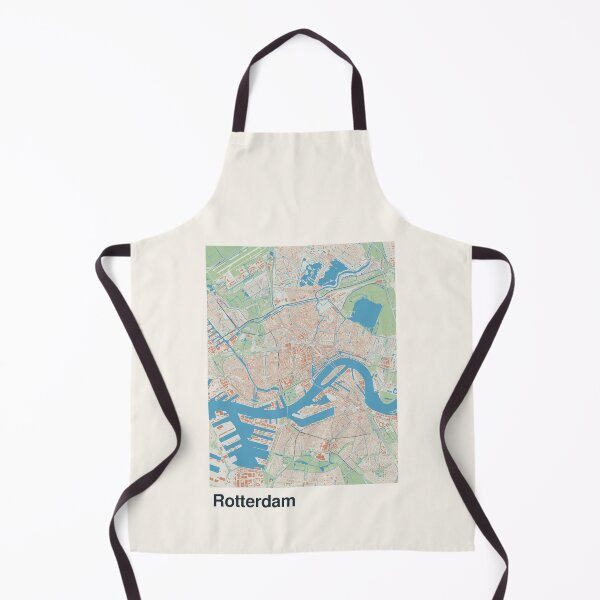 Item preview, Rotterdam Minimalistic Map Art designed and sold by MapsNerd.