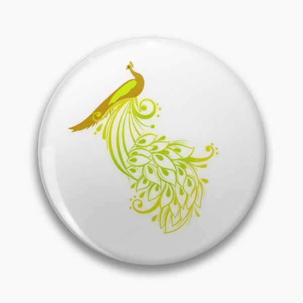 Item preview, Golden Peacock Elegant Feathers Graphic Design designed and sold by KKCreationz.
