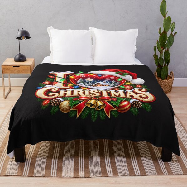 Item preview, I Love Christmas – Festive Santa Hat Christmas Holiday Design designed and sold by Genius Geek.