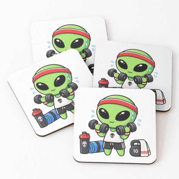 Item preview, Alien Gym | Kawaii Gym Mascot  designed and sold by fedetrev.