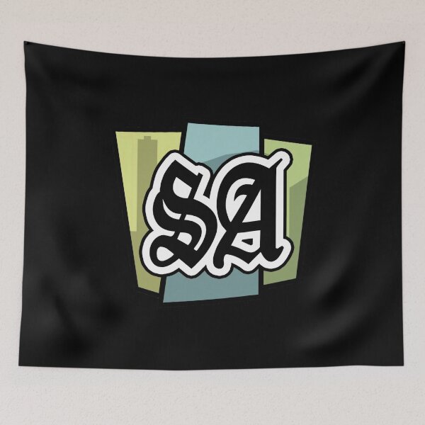 Item preview, GTA Grand Theft Auto Icon Logo San Andreas SA Grove Street designed and sold by BubblePopRed.
