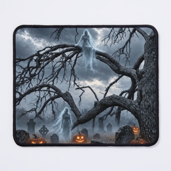 Item preview, Ghost, Headstones and Jack O Lanterns designed and sold by Kimberly Palmer.